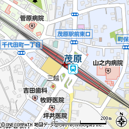 千葉興業銀行大原支店 ＡＴＭ周辺の地図