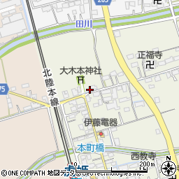 滋賀県長浜市大寺町940周辺の地図