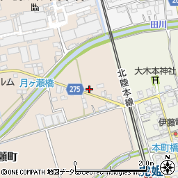 滋賀県長浜市月ヶ瀬町573周辺の地図