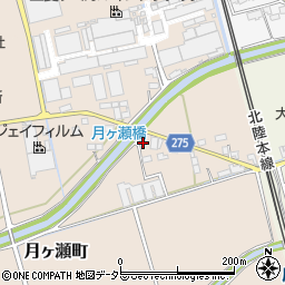 滋賀県長浜市月ヶ瀬町145周辺の地図