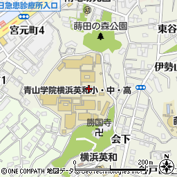 神奈川県横浜市南区蒔田町原周辺の地図