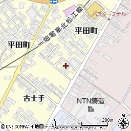 島根県出雲市平田町2010-7周辺の地図