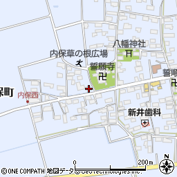 滋賀県長浜市内保町1309周辺の地図