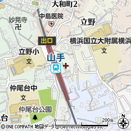 石川荘２号棟周辺の地図