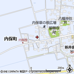 滋賀県長浜市内保町1327周辺の地図