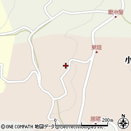 兵庫県美方郡香美町小代区東垣49周辺の地図