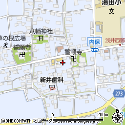滋賀県長浜市内保町1410周辺の地図