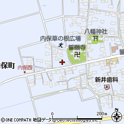滋賀県長浜市内保町1312周辺の地図