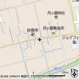 滋賀県長浜市月ヶ瀬町431周辺の地図