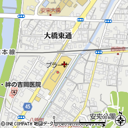 島根県安来市安来町神田町周辺の地図
