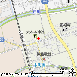 滋賀県長浜市大寺町941周辺の地図
