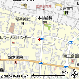 セブンイレブン茂原銀座店周辺の地図