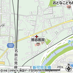 岐阜県可児市下恵土178周辺の地図