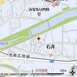 岐阜県可児市石井周辺の地図