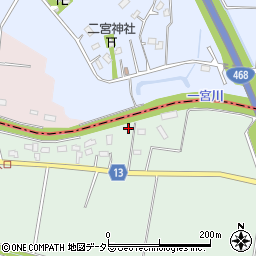 千葉県長生郡長南町岩川244周辺の地図