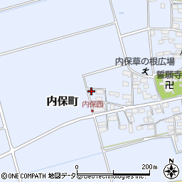 滋賀県長浜市内保町1875周辺の地図