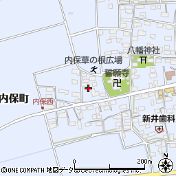 滋賀県長浜市内保町1315周辺の地図