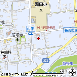 滋賀県長浜市内保町1118周辺の地図