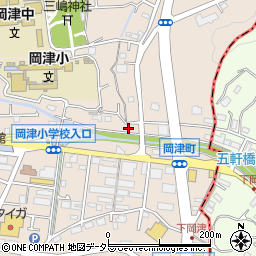 神奈川県横浜市泉区岡津町2375周辺の地図
