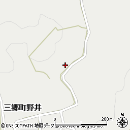 岐阜県恵那市三郷町野井1348周辺の地図