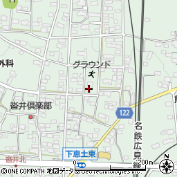 岐阜県可児市下恵土975-4周辺の地図