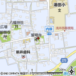 滋賀県長浜市内保町1136周辺の地図