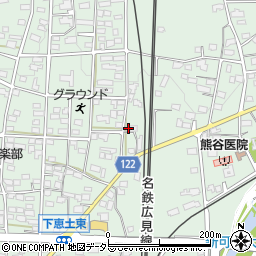 岐阜県可児市下恵土321周辺の地図