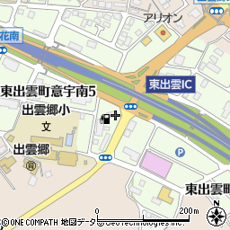 島根県松江市東出雲町意宇南周辺の地図