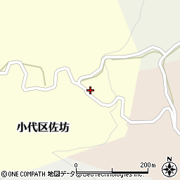 兵庫県美方郡香美町小代区佐坊197周辺の地図