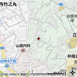 神奈川県横浜市中区竹之丸115周辺の地図