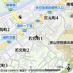 神奈川県横浜市南区若宮町1丁目11周辺の地図