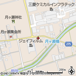 滋賀県長浜市月ヶ瀬町163周辺の地図