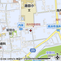 滋賀県長浜市内保町1077周辺の地図