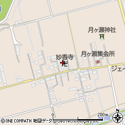 滋賀県長浜市月ヶ瀬町206周辺の地図