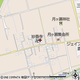 滋賀県長浜市月ヶ瀬町204周辺の地図