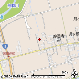滋賀県長浜市月ヶ瀬町229周辺の地図