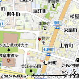岐阜県岐阜市司町3周辺の地図