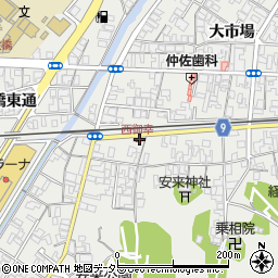 島根県安来市安来町1617-3周辺の地図