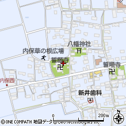 滋賀県長浜市内保町1308周辺の地図