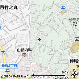 神奈川県横浜市中区竹之丸112周辺の地図