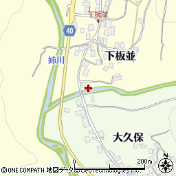 滋賀県米原市下板並441周辺の地図