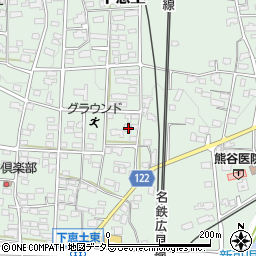 岐阜県可児市下恵土1048周辺の地図