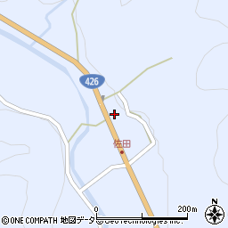 兵庫県豊岡市但東町佐田732周辺の地図