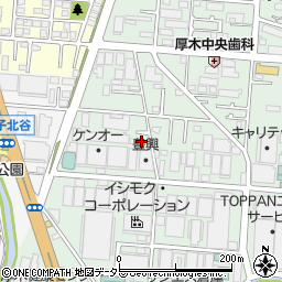 神奈川県厚木市岡田2丁目14-29周辺の地図