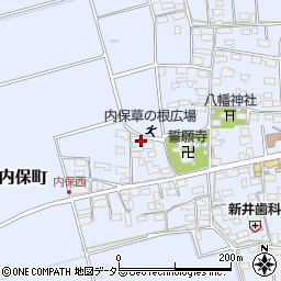 滋賀県長浜市内保町1316周辺の地図