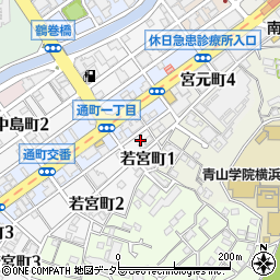 神奈川県横浜市南区若宮町1丁目2周辺の地図