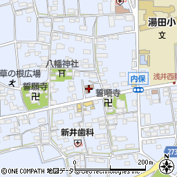滋賀県長浜市内保町1300周辺の地図
