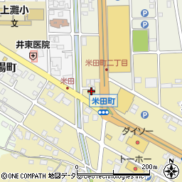 ローソン・ポプラ倉吉米田店周辺の地図