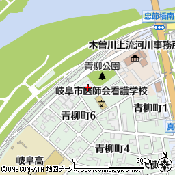 岐阜市医師会　臨床検査センター周辺の地図