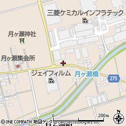 滋賀県長浜市月ヶ瀬町121周辺の地図